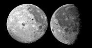 La Lune (face visible et face cache)